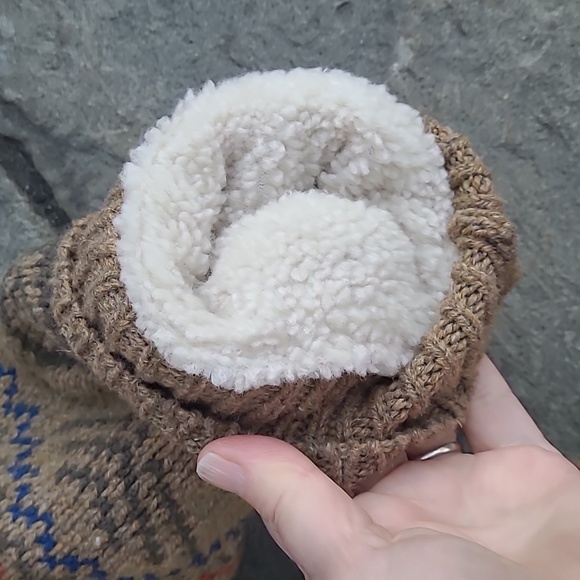 L.L Bean  wool sweater jacket  fleece lined - Picture 10 of 16